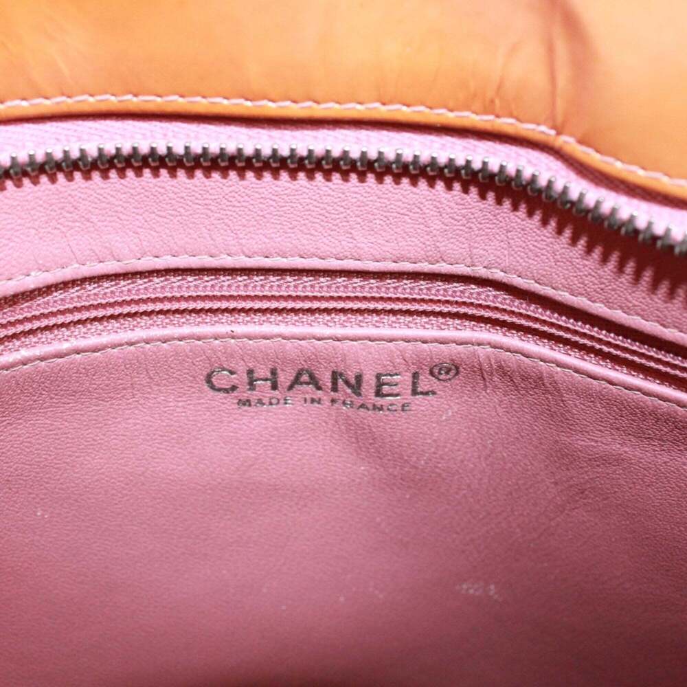 CHANEL Orange Leather Reissue Tote Bag - Picture 9 of 16